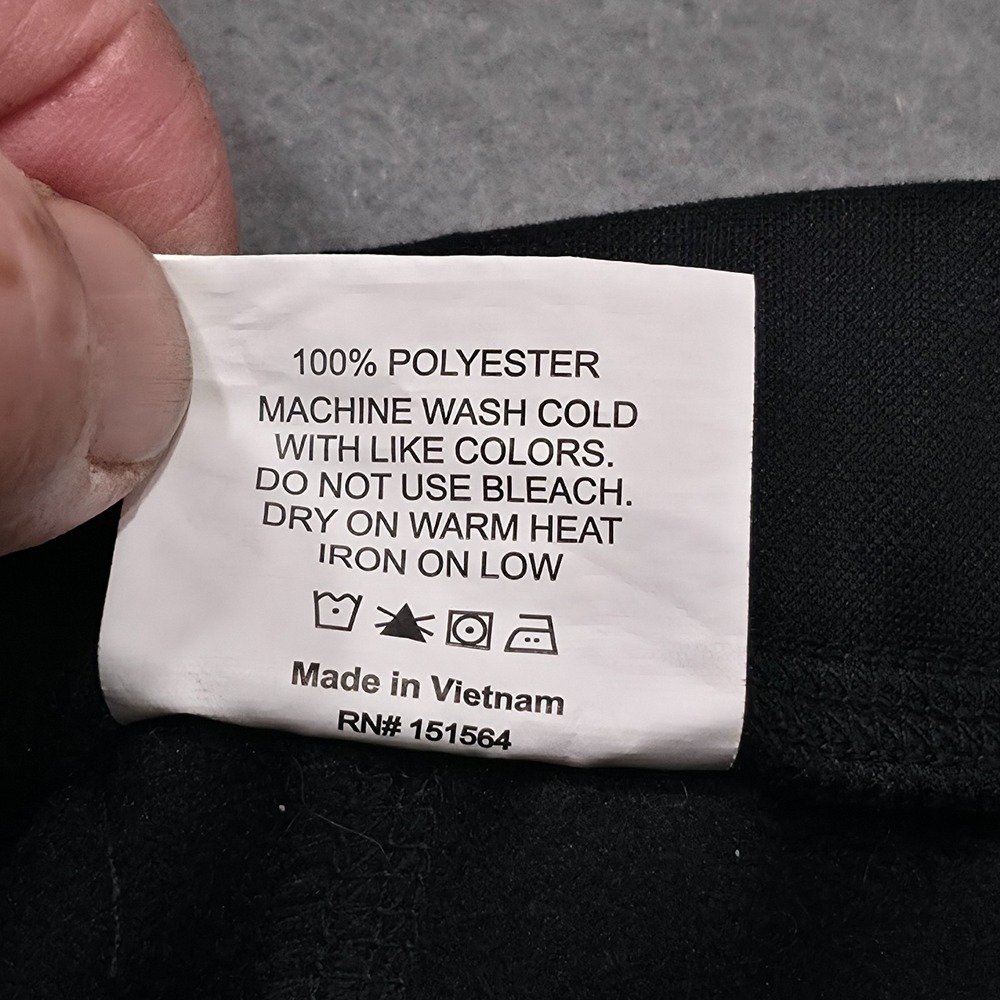 Renova Medical Wear Men's Black Tear Away Pants with‎ Silver Buttons Size 2XL - Picture 3 of 6